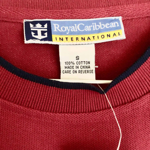 Camisa Tipo Chemise Sin Cuello - Royal Caribbean - Talla S