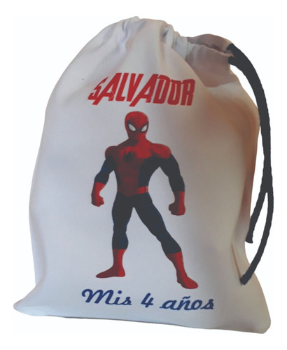 Bolsitas Hombre Araña Spiderman Personalizadas --50 Bolsas--