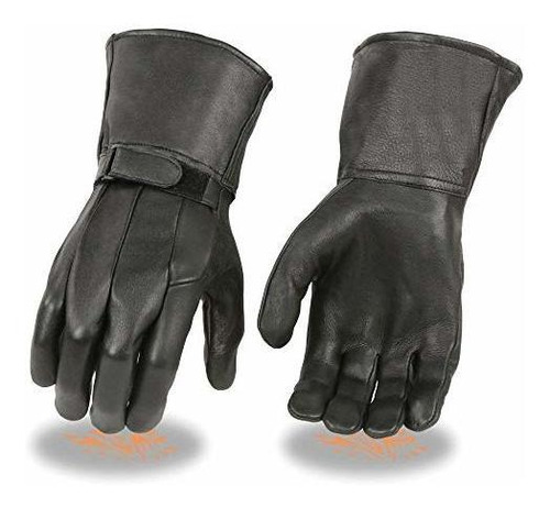Guantes Moto Milwaukee Leather Mg7505 Guantes Negros De Cuer