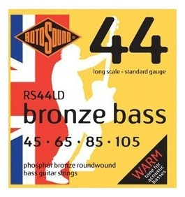 Imagem 1 de 3 de Encordoamento Baixo 4 Cordas Rotosound Rs44ld Bronze Bass