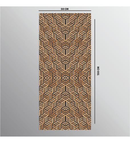 Papel De Parede Personalizado- Geometrico - 0,5 X 1,5 M