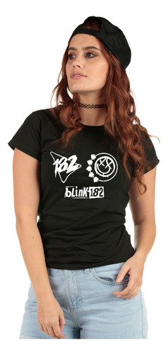 Playera Para Mujer Blink 182 Mod2