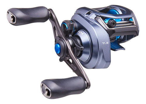 Carretilha Para Pesca Shimano Slx Xt Hga 7.2.1 Drag 5kg Cor Azul Lado Da Manivela Direito