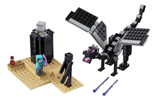 Lego Minecraft The End Battle 21151 Ender Dragon Building Ki