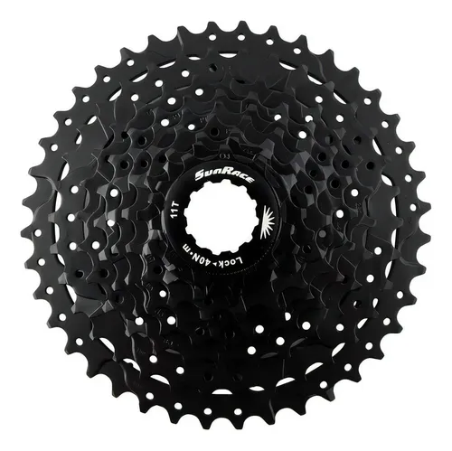 Pi on Sunrace 9 Vel 11 40 M980 A Cassette Eco Riders Color Negro