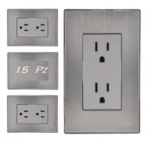 Comprar Placa Contacto Doble Duplex Placa Armada Inoxidable (15pz)