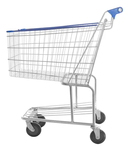comprar Carrinho Supermercado Compras Cesto 140 Litros Para Lojas