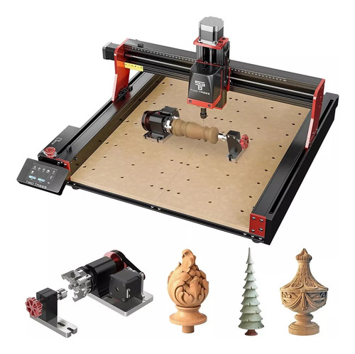 Máquina De Grabado Cnc Twotrees Ttc450 Pro Y Rodillo