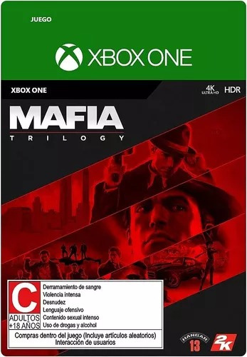 Mafia: Trilogy Definitive Edition Código Xbox One-series Xs (Usado)