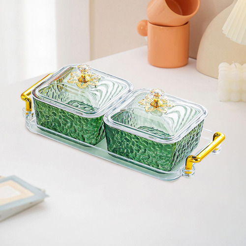 Bandeja Para Servir Refrigerios De Frutas Secas, Recipientes