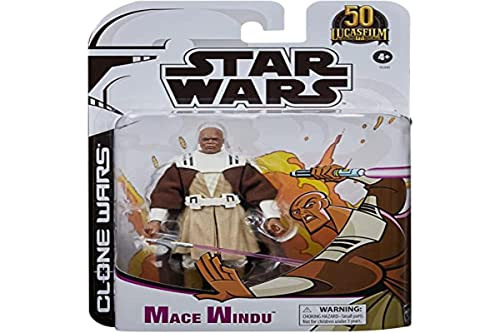 Figura De Acción Star Wars The Clone Wars Mace Windu 15 Cm