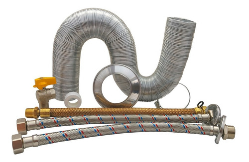 Kit Mangueira Aquecedor De Passagem Rinnai 32 L 2402 Glp