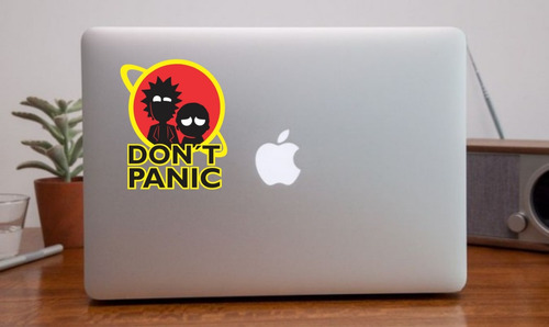 Don´t Panic - Rick Y Morty - Sticker