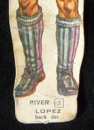 Imagen 2 de 2 de Antigua Figurita Fútbol Idolos. River. Lopez. 35002