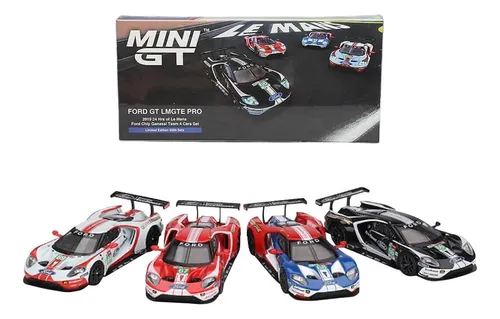 Mini Gt Ford Gt Chip Ganassi Team Set 24hrs Le Mans