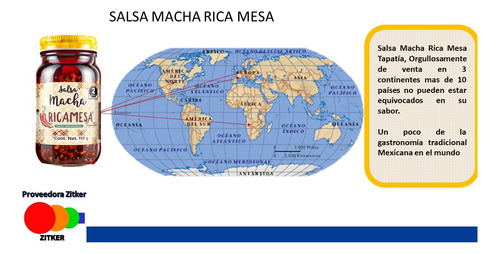 Salsa Macha Ricamesa Tapatia Pack 6 Frasco 110gr Cada Uno