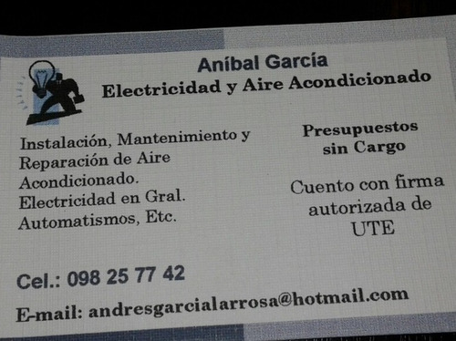 Imagen 3 de 5 de Técnico En Instalación De Aire Acondicionado Y Electricidad.