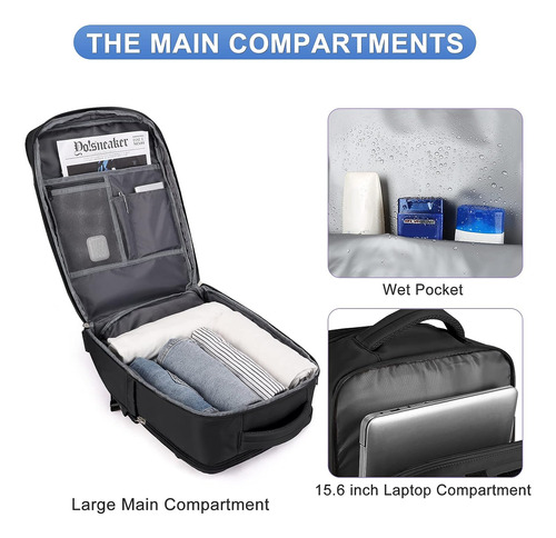 Coofay Travel Backpack For Women Airline Approved Carry O Af