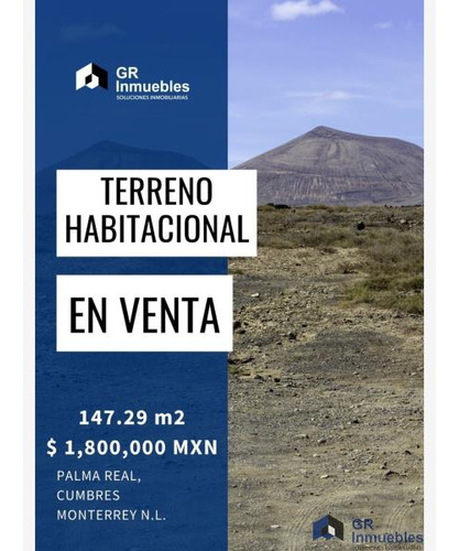 Terreno En Venta En Cumbres Las Palmas