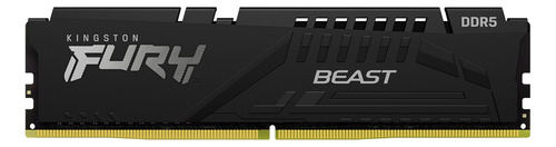 Memoria RAM Fury Beast gamer color negro 32GB 1 Kingston KF548C38BB-32