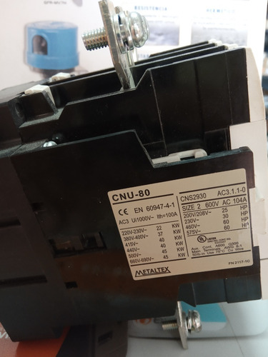 Contactor 80amp Bobina 220v Metaltex