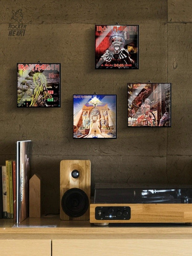 Imagen 1 de 6 de Cuadros Diorama 3d Rock Heavy Metal Decoración Iron Maiden