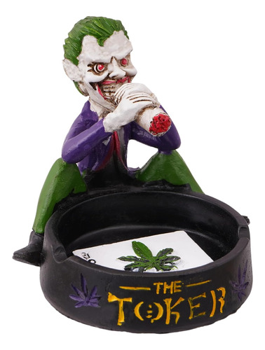 Infamous Toker - Cenicero Joker De 6 X 4 Pulgadas, Diseño El