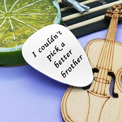 De Púa De Guitarra De Acero Inoxidable Para Hermano