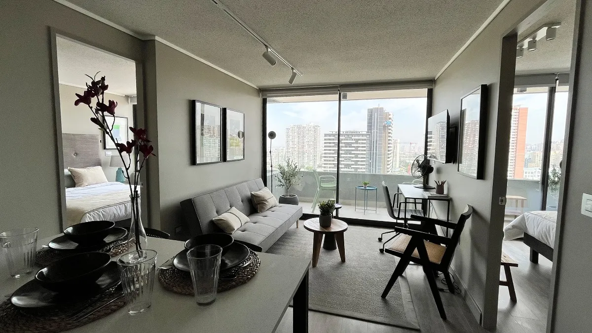 Imagen 1 de 21 de Arriendo De Departamento En Ñuñoa. 2 Dormitorios, 2 Baños.