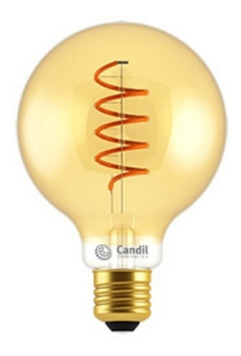 Lampara Globo Led Candil Vintage 5w Filamento Golden G95 E27