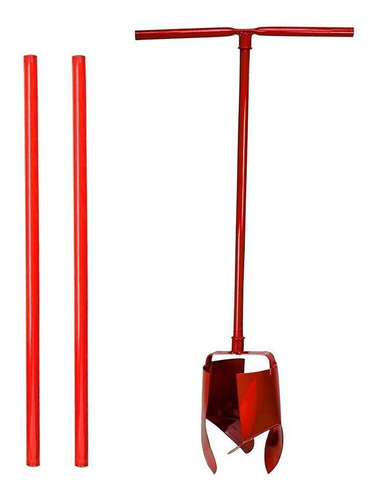Kit Cavadeira Trado 04pol Cabo Aço Carbono E 02 Extensor