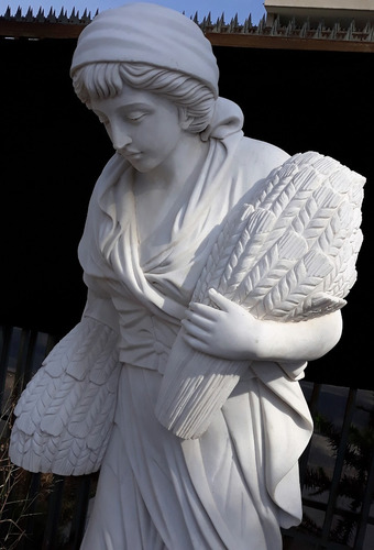Imponente Bella Escultura Màrmol 180 Cms + Base 60