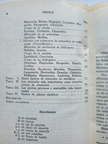 Libro Mineralogía Especial Brauns Chudoba 131a1 (Usado)