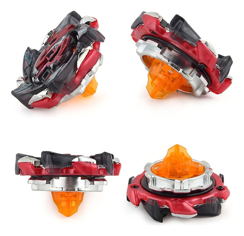 Beyblade Burst Hell Salamander B113 Lançador Corda Sparking Cor Preto E Vermelho