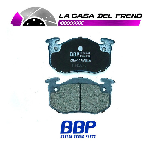 Pastilla De Freno Trasera Peugeot 206 1.6 2000-2012