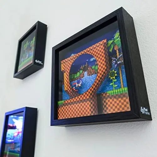 Level Up Labs Pixel Frames: Sonic The Hedgehog Loop Scene -