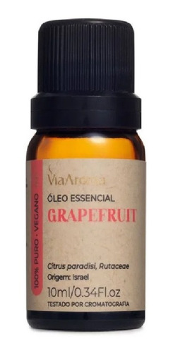 Óleo Essencial De Grapefruit - 10ml Via Aroma