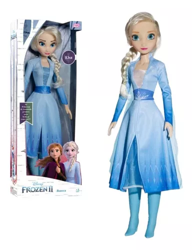 Boneca Articulada - 55 Cm - Mini My Size - Frozen 2 - Elsa NOVABRINK