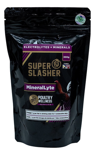 Super Slasher Mineral Lyte Electrolito Minerales Gallos 600g