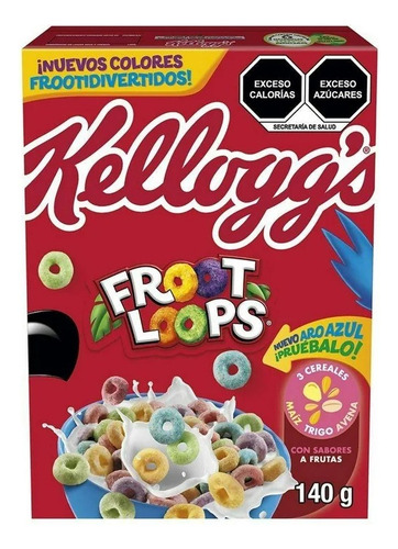 4 Pza Cereal Kellogg's Froot Loops Sabor Frutas Naturales 14