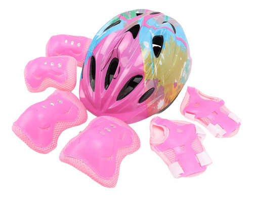 Juego De Cascos De Bicicleta Para Niños, 7 Piezas, Equipo Pr