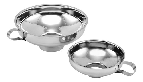 Embudo De Enlatado De Cocina, Embudo De Acero Inoxidable, L
