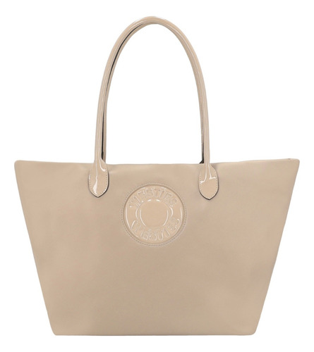 Bolsa Tote Para Mujer Westies Taupe Hbmororon2we Acabado de los herrajes Oro Diseño de la tela Liso