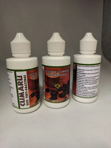 Imagem 3 de 8 de Óleo De Cumaru / Kit 3 Und - 100ml Cad 100% Puro Natural( Am