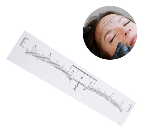 Regla Flexible Adhesiva Diseño De Cejas Microblading 15pzs