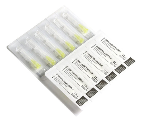 25 Agujas 4mm 30g Hipodermica Procedimientos Especiales