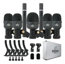 Comprar Sj Kit De Microfones Bateria Arcano Am-7a Maleta