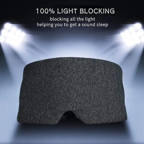 Máscara Dormir Para Hombresy Mujeres 100% Algodón Paradormir
