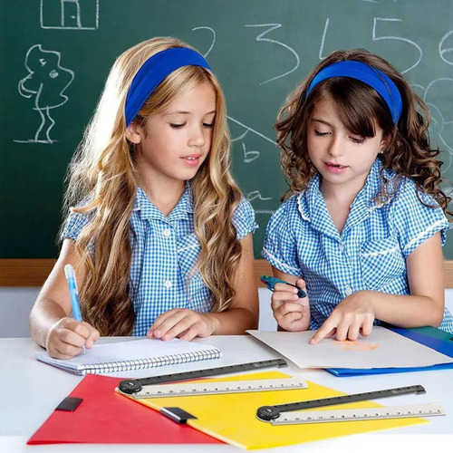 Regla Plegable De Plástico Para Papelería De Escuela Primari