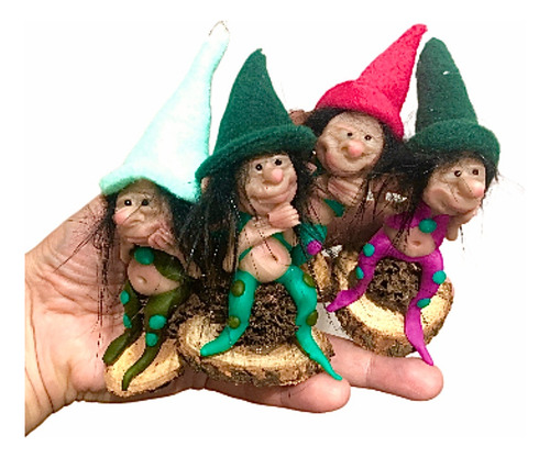 Duendes Artesanales Semillitas X3 Duende Protector Sourvenirs